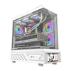DarkFlash DS950V computer case with display (baltas) + 6 fans
