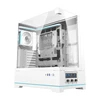 Darkflash DY450 PRO kompiuterio dėklas su ventiliatoriumi (baltas)