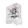 „Darkflash DY460“ kompiuterio korpusas (Baltas) + 4 ARGB ventiliatoriai