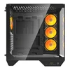 Darkflash DY470 kompiuterio korpusas juodos spalvos + 4 fans + GPU bracket