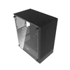 „Darkflash M305“ kompiuterio korpusas be ventiliatorių (Juodas)