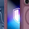 Dėklas 3mk Misty MagCase Deep Cherry na iPhone 17 Pro Max / 18 Pro Max - bordo spalvos