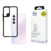 3mk Satin Armor Case+ Samsung Galaxy A35 5G - dėklas telefonui skaidrus dėklas telefonui juodos spalvos frame