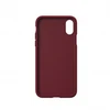 Apple iPhone X / XS Adidas OR Booklet dėklas Suede (33282) burgundy