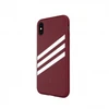 Apple iPhone X / XS Adidas OR Booklet dėklas Suede (33282) burgundy