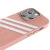 Dėklas ADIDAS OR SAMBA ALLIGATOR IPHONE 14 PRO 6.1 "Rožinis-BIAA / MAUVE-Baltas 50200