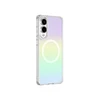AmazingThing Minimal Mag dėklas su Magnetic Ring skirtas Samsung Galaxy S25 Edge - Iridescent
