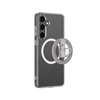 AmazingThing Minimal Mag dėklas su Magnetic Ring and Magnetic Ring skirtas Samsung Galaxy S25+ – skaidrus