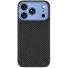 Dėklas AmazingThing Titan Max Lens Case for iPhone 18 Pro Max Aramid Fiber with Camera Cover, MagSafe Compatible - Mėlyna