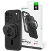 Dėklas AmazingThing Titan Pro Lens Ring Set Case for iPhone 18 Pro with Camera Cover and Magnetic Ring Compatible with MagSafe - Juodas
