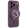 Dėklas Amazingthing Titan Pro Lens Ring Set MagSafe do iPhone 18 Pro Max violetinė