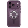 Dėklas Amazingthing Titan Pro Lens Ring Set MagSafe do iPhone 18 Pro Max violetinė