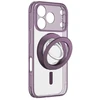 Dėklas Amazingthing Titan Pro Lens Ring Set MagSafe do iPhone 18 Pro Max violetinė