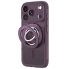 Dėklas Amazingthing Titan Pro Lens Ring Set MagSafe do iPhone 18 Pro Max violetinė