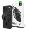 Dėklas AmazingThing Titan Pro Lens Ring Set Case for iPhone 18 Pro Max with Camera Cover and Magnetic Ring Compatible with MagSafe - Juodas