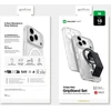 Dėklas AmazingThing Titan Pro Lens Stand Set for iPhone 18 Pro with Magnetic Holder and Stand, Compatible with MagSafe - Transparent