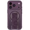 Dėklas Amazingthing Titan Pro Lens Stand Set MagSafe do iPhone 18 Pro Max violetinė