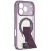Dėklas Amazingthing Titan Pro Lens Stand Set MagSafe do iPhone 18 Pro violetinė