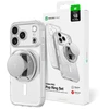 Dėklas AmazingThing Titan Pro Pop Lens Case for iPhone 18 Pro Max with Camera Cover, Holder and Stand, MagSafe Compatible - Clear