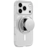 Dėklas AmazingThing Titan Pro Pop Lens Case for iPhone 18 Pro with Camera Cover, Holder and Stand, MagSafe Compatible - Clear