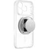 Dėklas AmazingThing Titan Pro Pop Lens Case for iPhone 18 Pro with Camera Cover, Holder and Stand, MagSafe Compatible - Clear
