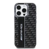 AMG Carbon Pattern Apple iPhone 16 Pro Max dėklas telefonui juodos spalvos