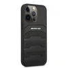Mercedes Benz Apple iPhone 14 Pro Max Mercedes AMG odinis dėklas Debossed Lines (AMHCP14XGSEBK) juodos spalvos