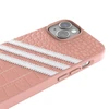 Dėklas ADIDAS OR SAMBA ALLIGATOR IPHONE 14 6.1 "Rožinis-BIAA / MAUVE-Baltas 50199