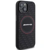 Dėklas Mercedes AMG Silicone Carbon Pattern MagSafe Case for iPhone 13 / 14 / 15 - Juodas
