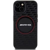Dėklas Mercedes AMG Silicone Carbon Pattern MagSafe Case for iPhone 13 / 14 / 15 - Juodas