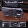 ESR Classic Kickstand Halolock MagSafe Apple iPhone 14 Pro dėklas – skaidrus violetinės spalvos