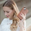 iCarer Leather Apple iPhone 14 Plus dėklas telefonui rudos spalvos (MagSafe Compatible)