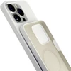 3mk Hardy MagCase dėklas telefonui su MagSafe palaikymu iPhone 15 Pro sidabrinis baltas