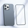Joyroom 360 priekinis ir galinis dangtelis telefonui Apple iPhone 13 Pro + apsauginis ekrano stiklas pilkas (JR-BP935 tranish)