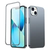 Joyroom 360 priekinis ir galinis dangtelis telefonui Apple iPhone 13 + apsauginis ekrano stiklas pilkas (JR-BP927 tranish)