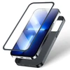 Joyroom 360 priekinis ir galinis dangtelis telefonui Apple iPhone 13 Pro + apsauginis ekrano stiklas juodos spalvos (JR-BP935 juodos spalvos)