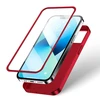 Joyroom 360 Full Case priekinis ir galinis dangtelis, skirtas iPhone 13 + grūdinto stiklo ekrano apsauga raudona (JR-BP927 raudona)