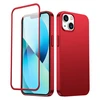 Joyroom 360 Full Case priekinis ir galinis dangtelis, skirtas iPhone 13 + grūdinto stiklo ekrano apsauga raudona (JR-BP927 raudona)