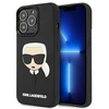 Karl Lagerfeld 3D Rubber Karl's Head - dėklas skirtas Apple iPhone 13 Pro juodos spalvos