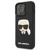 Karl Lagerfeld 3D Rubber Karl's Head - dėklas skirtas Apple iPhone 13 Pro juodos spalvos
