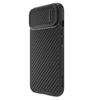 Nillkin Synthetic Fiber S Apple iPhone 14 with camera, dėklas telefonui juodos spalvos