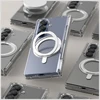Dėklas Araree Nukin 360 S MagSafe Qi2 Kickstand do Samsung Galaxy Z Fold7 permatomas