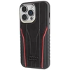 Apple iPhone 14 Pro Max Audi Genuine odinis dėklas MagSafe (AU-TPUPCMIP14PM-R8/D3-RD) juodos spalvos ir raudonos spalvos