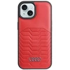Apple iPhone 15 Plus / 14 Plus Audi Synthetic odinis dėklas MagSafe (AU-TPUPCMIP15M-GT/D3-RD) raudonos spalvos
