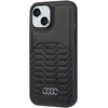 Apple iPhone 13 / 14 / 15 Audi Synthetic odinis dėklas MagSafe (AU-TPUPCMIP15-GT/D3-BK) juodos spalvos