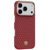 Benks Dėklas Magnetic Armor Air Armor Grid Kevlar Metal Frame 600D (C.K.FL.AP.RD.0073) do Iphone 18 Pro Max/17 Pro Max raudona