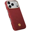 Benks Dėklas Magnetic Armor Air Armor Grid Kevlar Metal Frame 600D (C.K.FL.AP.RD.0073) do Iphone 18 Pro Max/17 Pro Max raudona