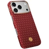 Benks Dėklas Magnetic Armor Air Armor Grid Kevlar Metal Frame 600D (C.K.FL.AP.RD.0072) do Iphone 18 Pro/17 Pro raudona