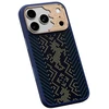 Benks Dėklas Magnetic Armor Pro Knight Kevlar Metal Frame (C.K.FL.AP.GD.BC73) do Iphone 18 Pro Max/17 Pro Max mėlyna (Camera Control Button)