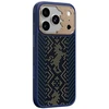 Benks Dėklas Magnetic Armor Pro Knight Kevlar Metal Frame (C.K.FL.AP.GD.BC73) do Iphone 18 Pro Max/17 Pro Max mėlyna (Camera Control Button)